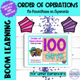 Order of Operations Boom Learning℠ Quiz | 100s Day | No Pa