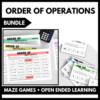 Preview of Order of Operations: Bundle!