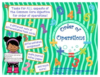 Preview of Order of Operations Bundle_5th Grade