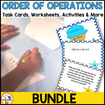 Preview of Order of Operations Activities and Worksheets Bundle