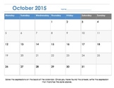 Order of Operations: Calendar Challenge (PEMDAS)