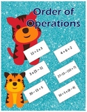 Order of Operations Cards