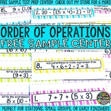 Order of Operations Math Review Cards {FREEBIE}