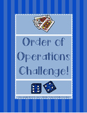Order of Operations Challenge FREEBIE