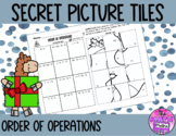 Order of Operations Christmas Themed Secret Picture Tiles