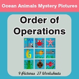 Order of Operations - Math Color-By-Number / Math Mystery 