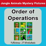 Order of Operations - Color-By-Number Math Mystery Pictures