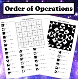 Order of Operations Color Worksheet #1