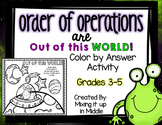 Order of Operations Color by Answer Activity--Grades 3-5