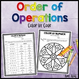 Order of Operations Color by Code