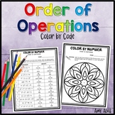 Order of Operations Color by Code