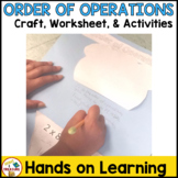 Order of Operations Craft, Notebook Entries, and Activities