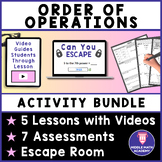 Order of Operations ⭐  Differentiated Lessons | Assessment