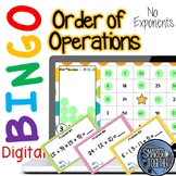 Order of Operations Digital Bingo Game