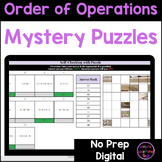 Order of Operations Digital Mystery Puzzles