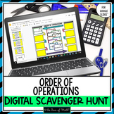 Order of Operations Digital Scavenger Hunt Activity for Go