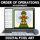 Order of Operations Digital Winter Christmas Activity