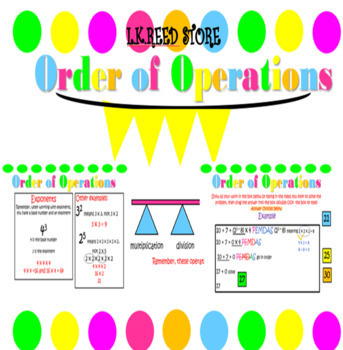 Preview of Order of Operations (Distance Learning, Google Classroom, Zoom, Whiteboard)