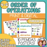 Order of Operations FREEBIE | Posters, Anchor Charts, & St