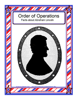 Preview of Order of Operations - Facts about Abe Lincoln