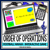 Order of Operations Interactive Game