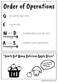 Order of Operations (GEMDAS) Notes