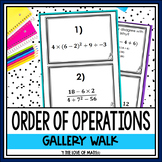 Order of Operations Gallery Walk Activity