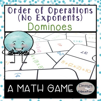 Preview of Order of Operations Game Dominoes (No Exponents)