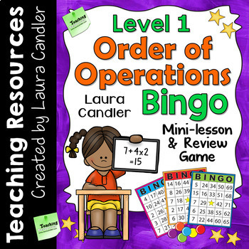 Preview of Order of Operations Game | Math Bingo | Level 1