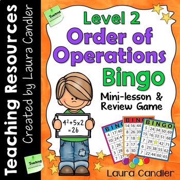 Preview of Order of Operations Game | Math Bingo | Level 2