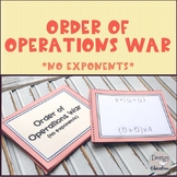 Order of Operations Game No Exponents