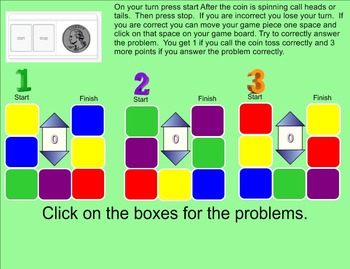 Preview of Order of Operations Game - Smartboard