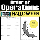 Order of Operations Halloween Connect the Dots Activity In