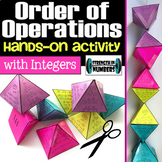 Order of Operations Integers Hands-On Self-Checking Activi