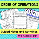 Order of Operations Interactive Notebook | Notes & Activities