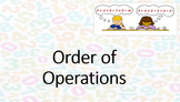 Order of Operations Introduction - PowerPoint & Worksheets