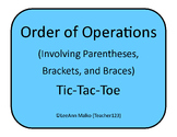 Order of Operations (Involving Parentheses, Brackets, and 