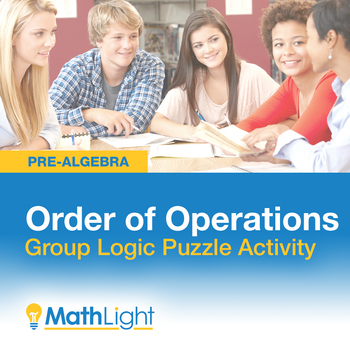 Preview of Order of Operations Logic Puzzle- Group Activity