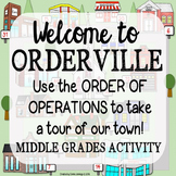 Order of Operations Map Activity