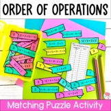 Order of Operations Activity for Practice or Math Centers 