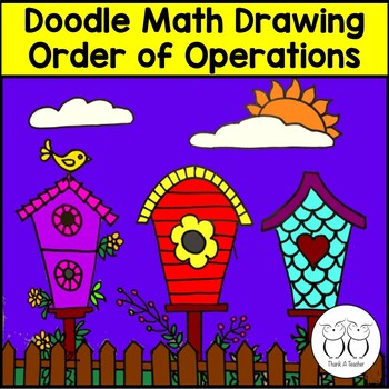Preview of Order of Operations Math Art Activity 4th grade