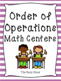 Order of Operations Math Centers