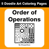 Order of Operations - Math Coloring Pages | Doodle Art Math