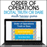 Order of Operations Math Game | Math Activity | Truth or D