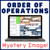 Order of Operations |  Math Mystery Picture Digital Activi