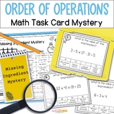 Order of Operations Math Task Card Mystery - Practice Acti