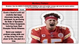 Preview of Order of Operations Mystery Picture Assignment - Patrick Mahomes