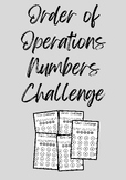 Order of Operations Numbers Challenge