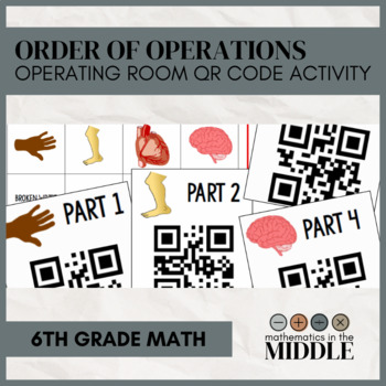 Preview of Order of Operations Operating Room Activity