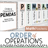 Order of Operations (PEMDAS) Math Posters - Calming BOHO D